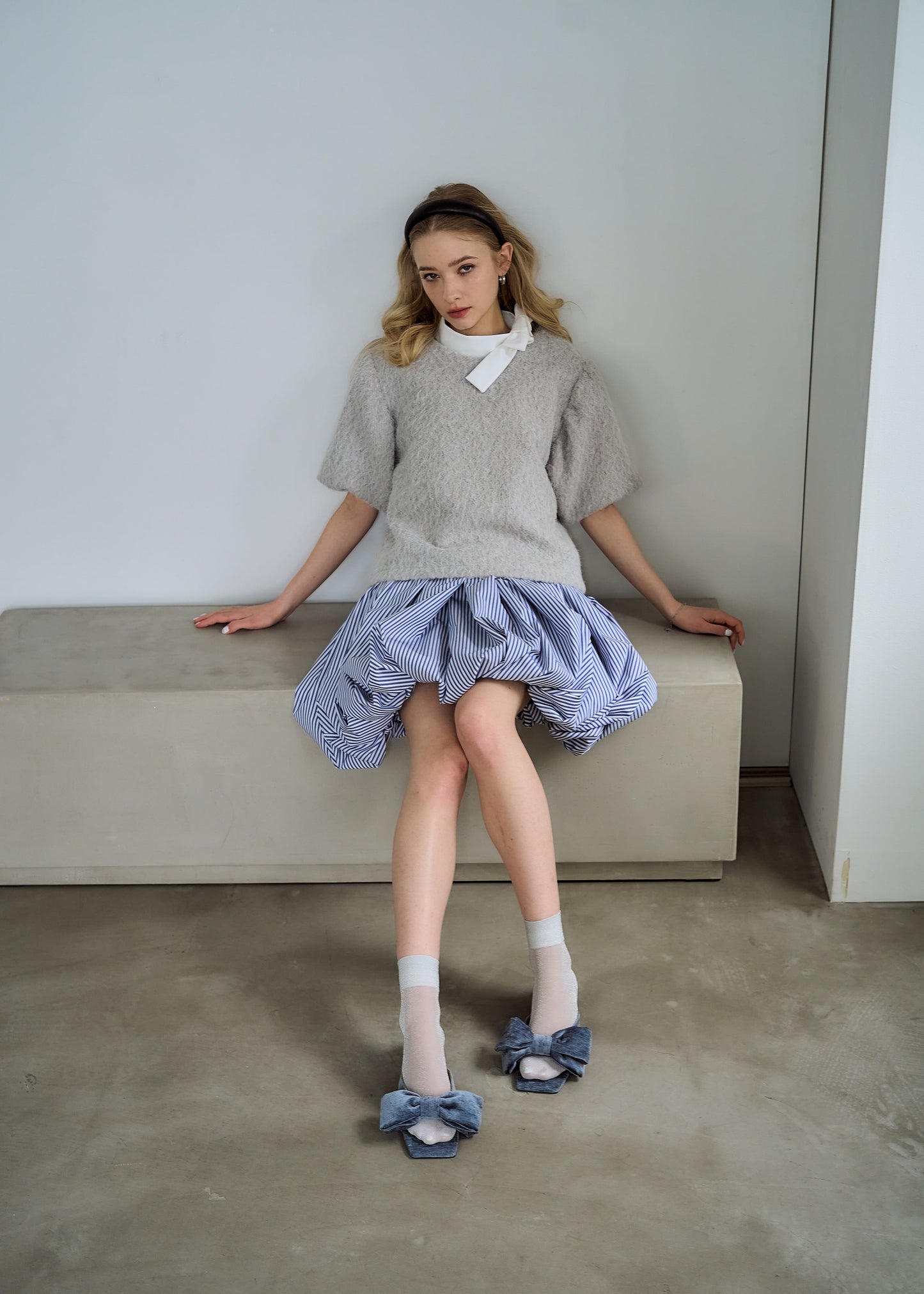 Modern Stripe Flap Dressess