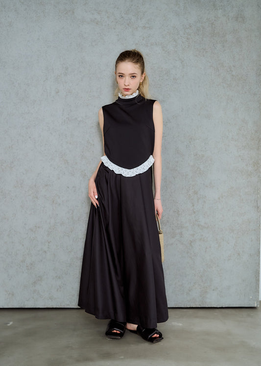 Sculptural Lace Detail Dressess