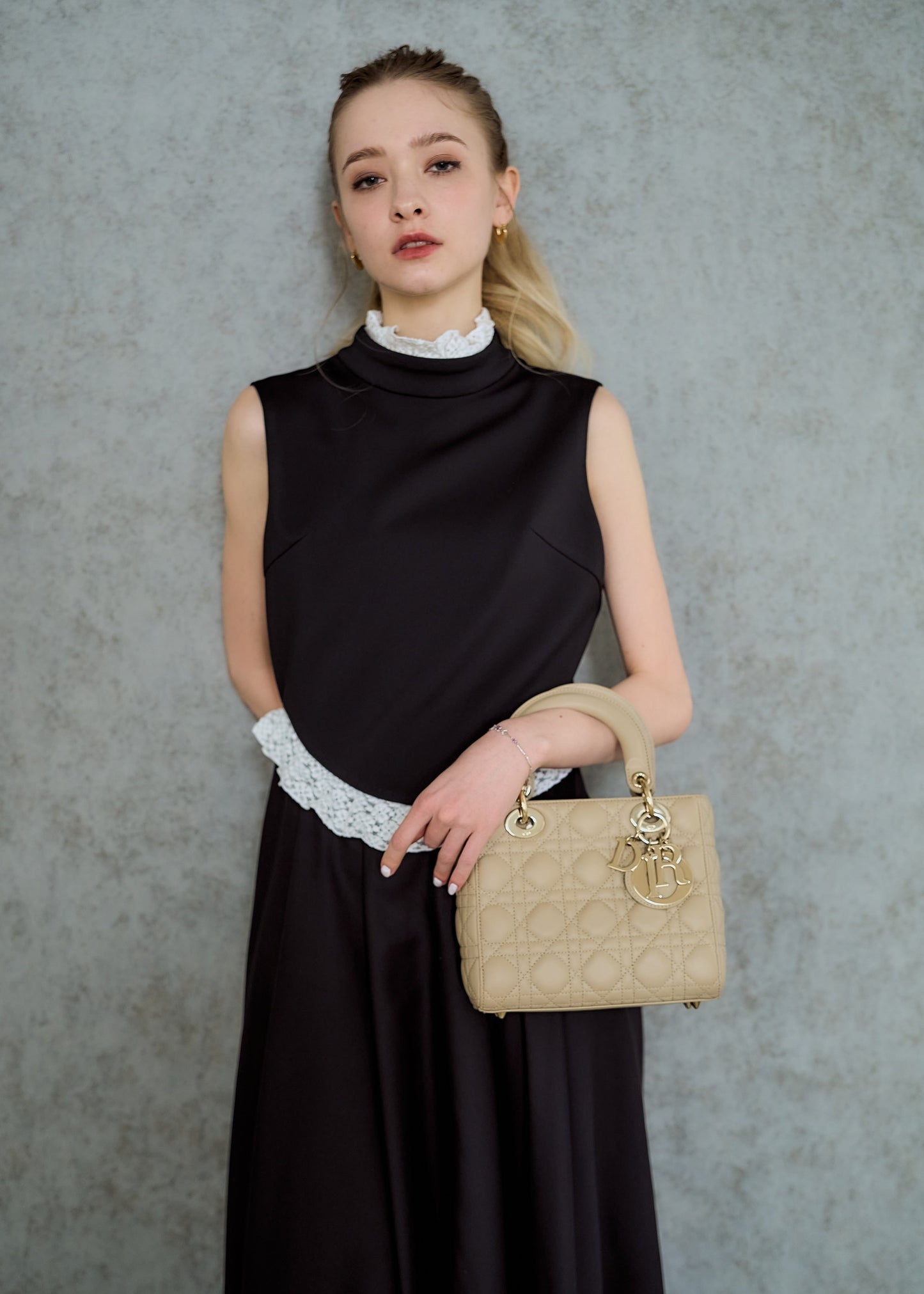 Sculptural Lace Detail Dressess