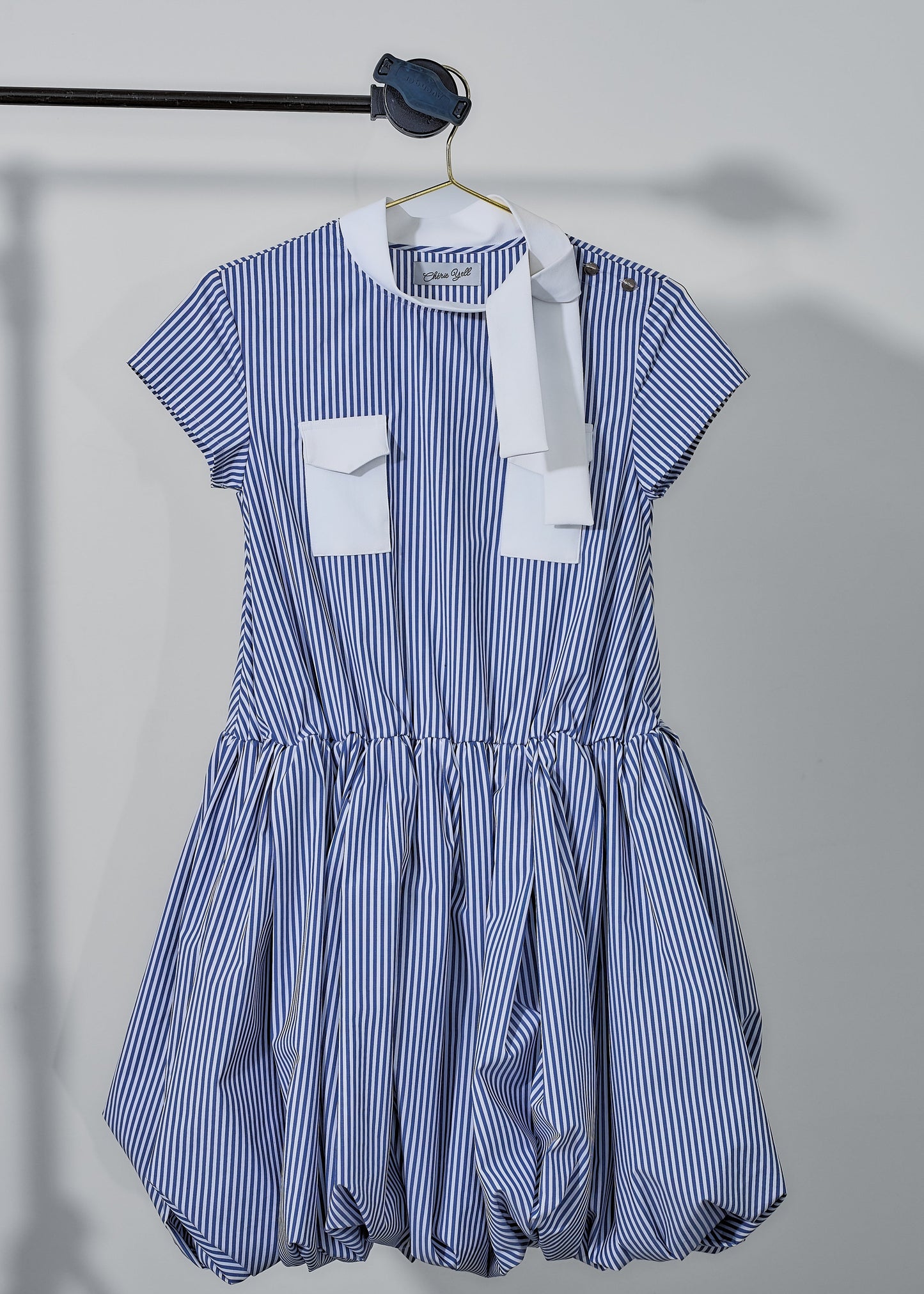 Modern Stripe Flap Dressess