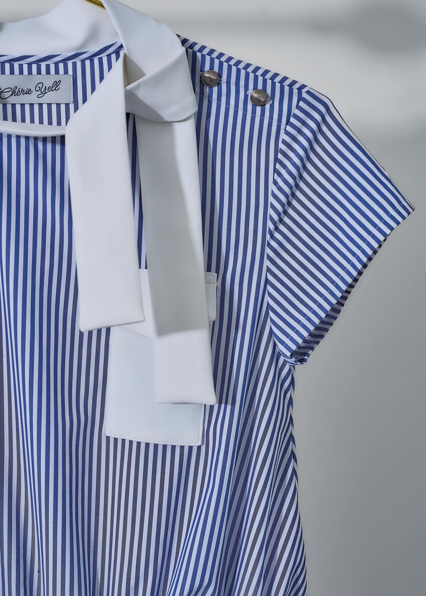 Modern Stripe Flap Dressess