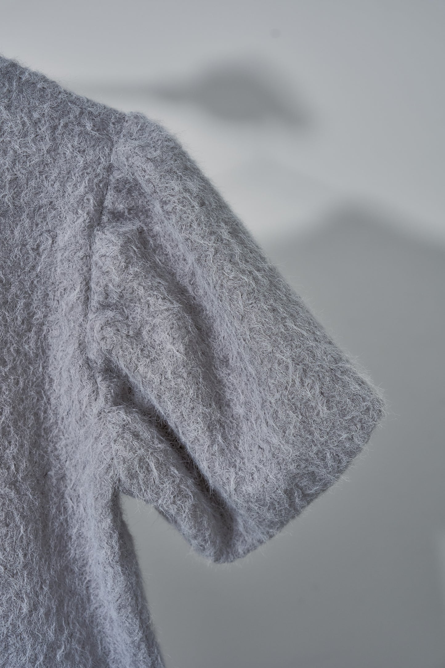 【select】Soft Shaggy Puff Knit