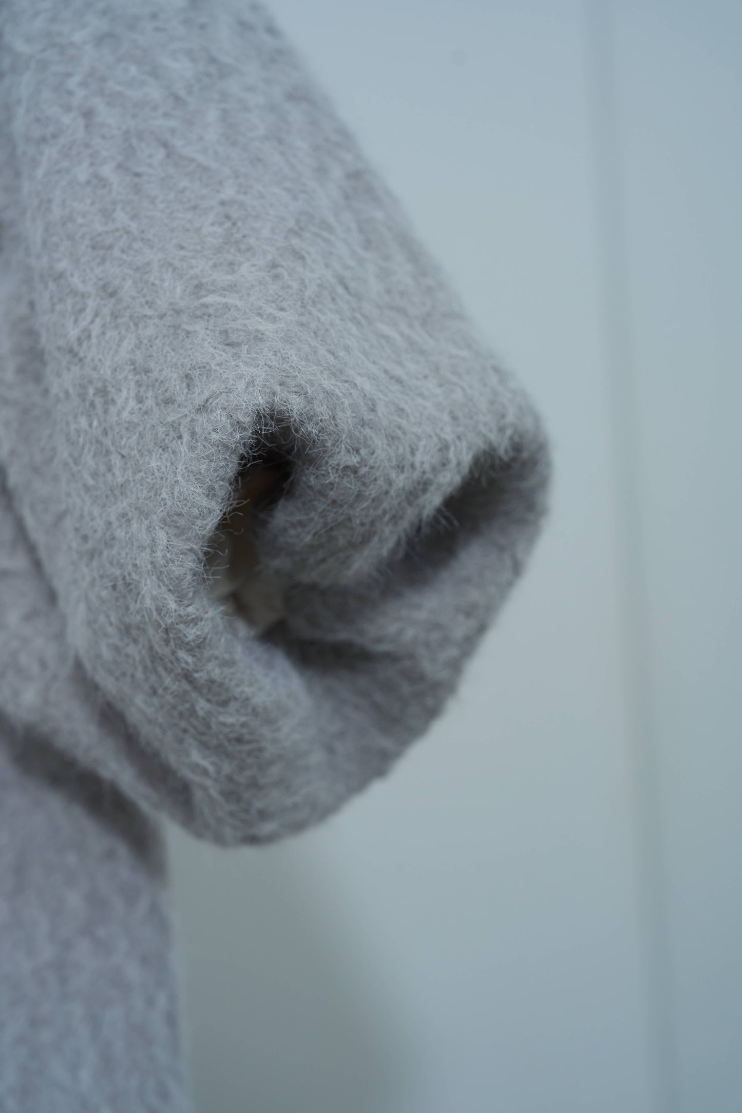 【select】Soft Shaggy Puff Knit